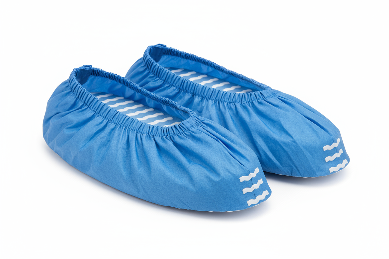 Front view of shoe covers