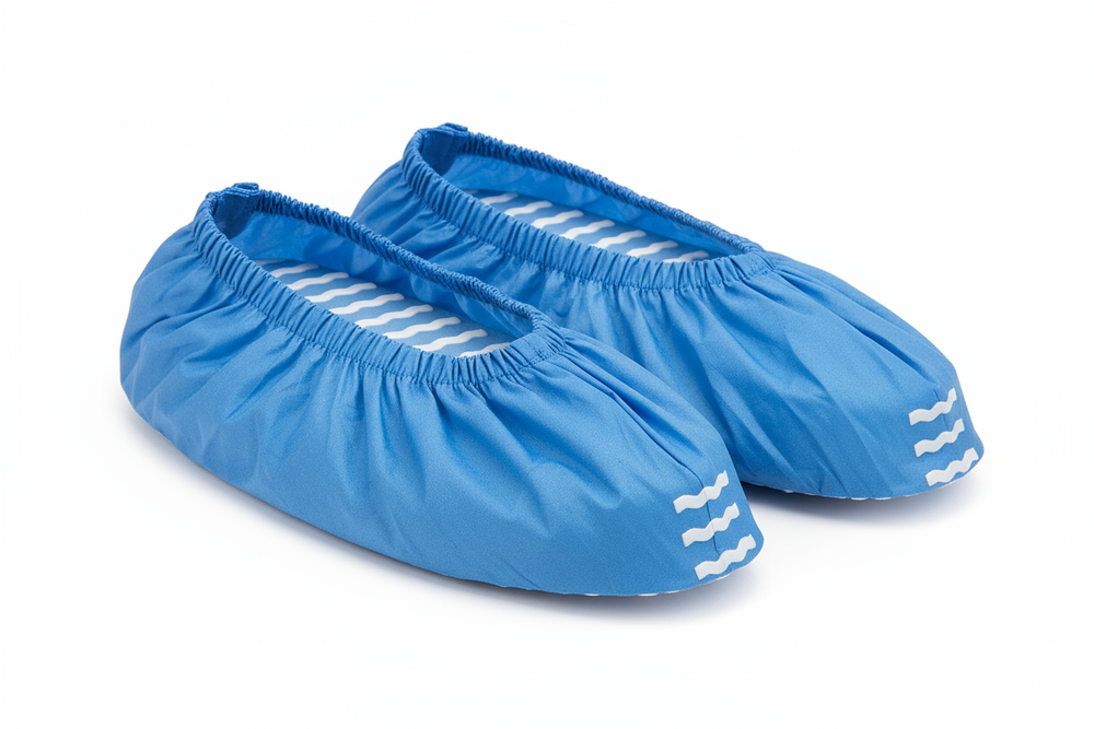 Front view of shoe covers
