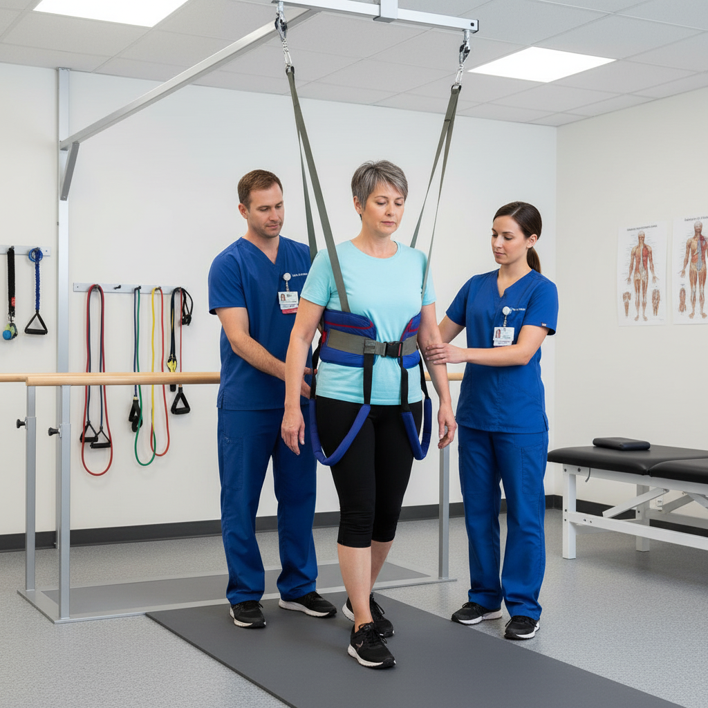 Gait training in use during therapy