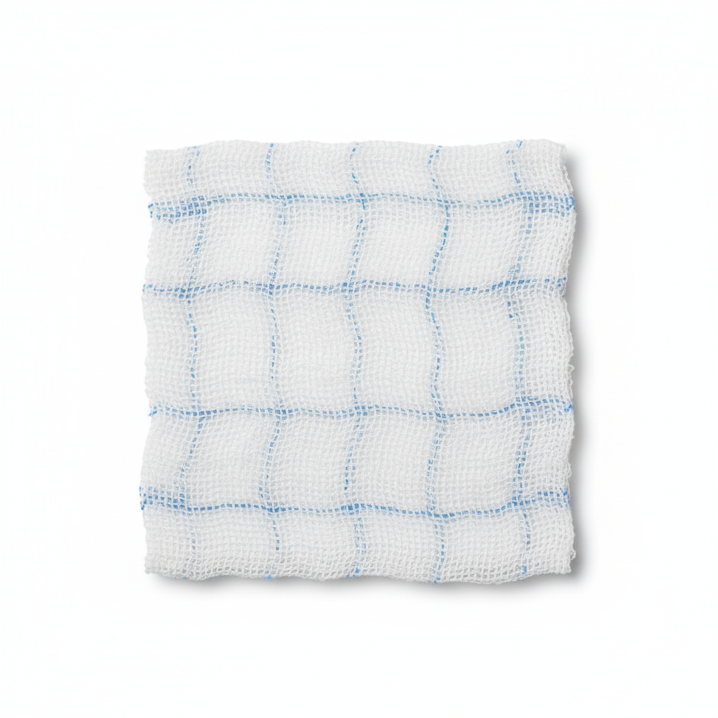 Gauze sponge with radiopaque strands