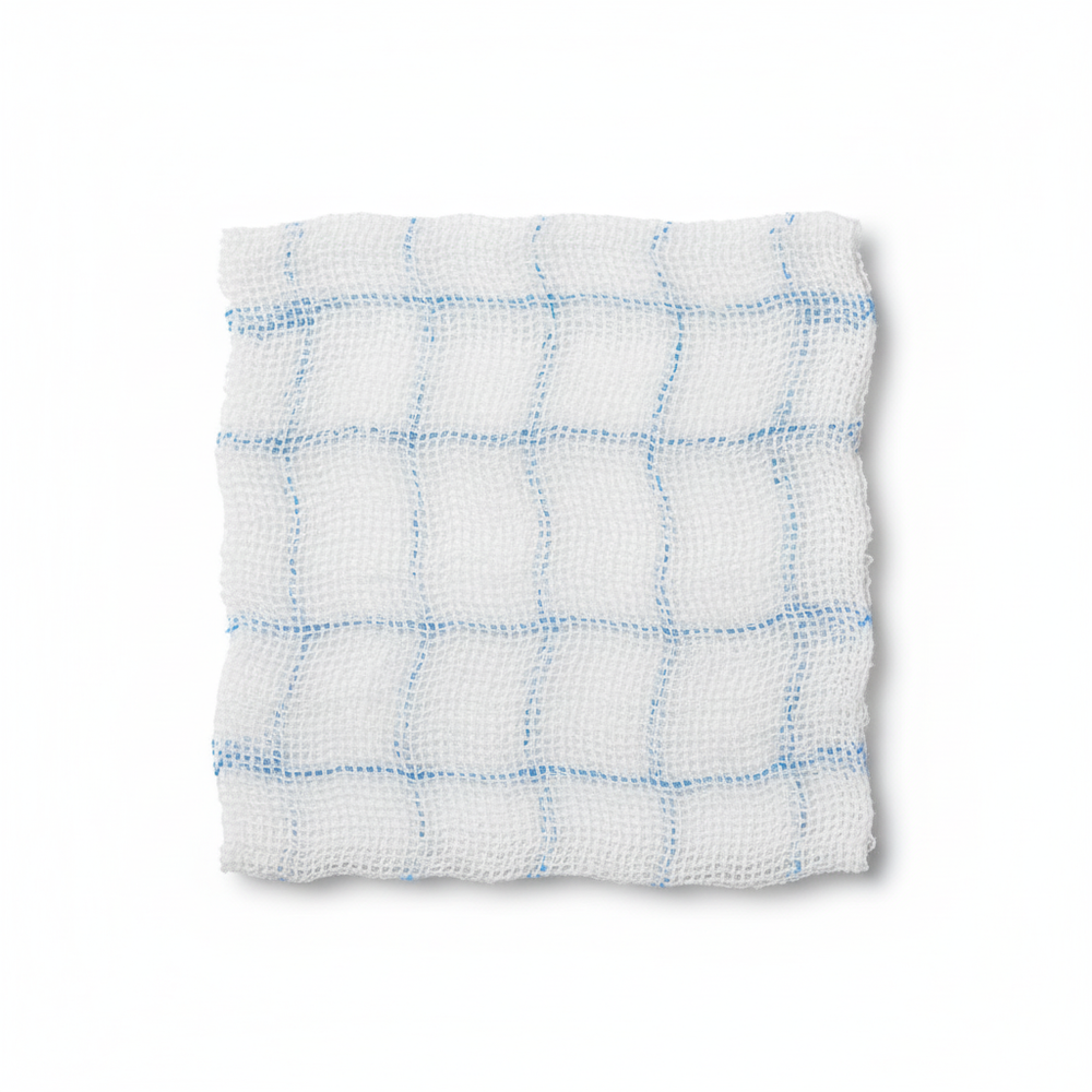 Gauze sponge with radiopaque strands