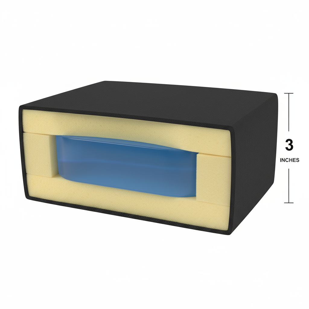 Gel Foam Core Cross-Section