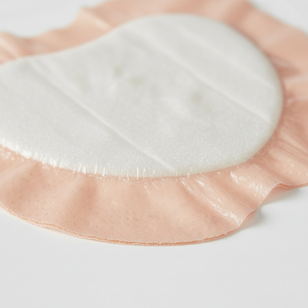 Gentle silicone-faced edge detail