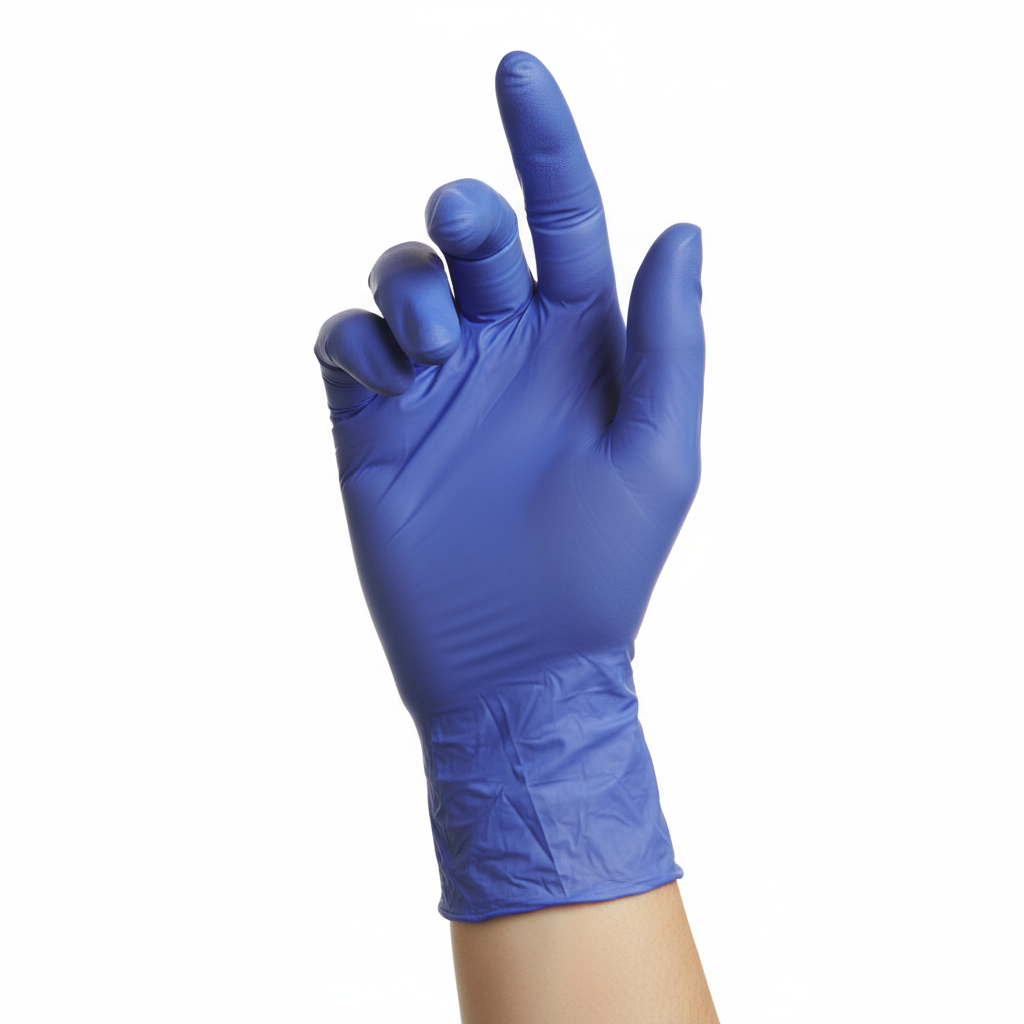 Glove on hand demonstration