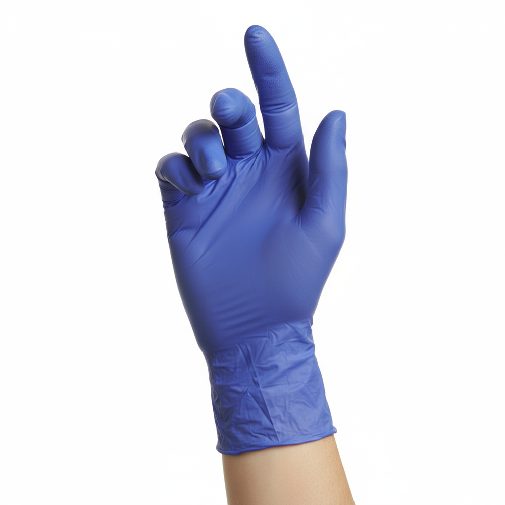 Glove on hand demonstration