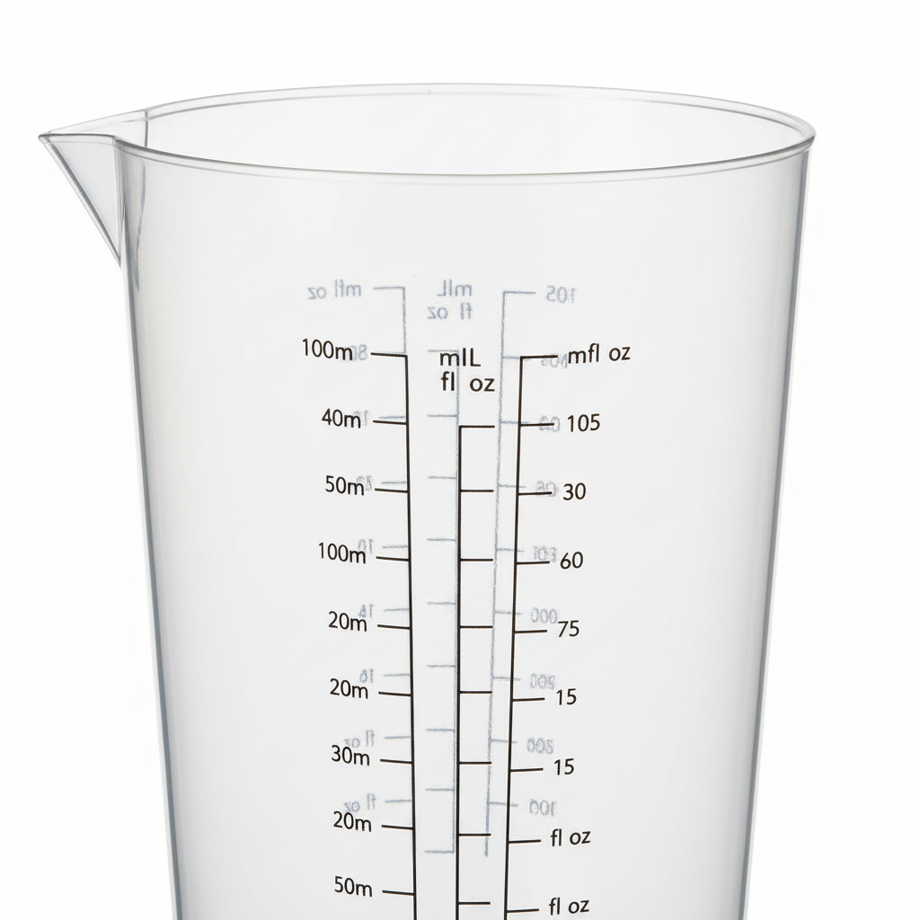 Graduated markings detail