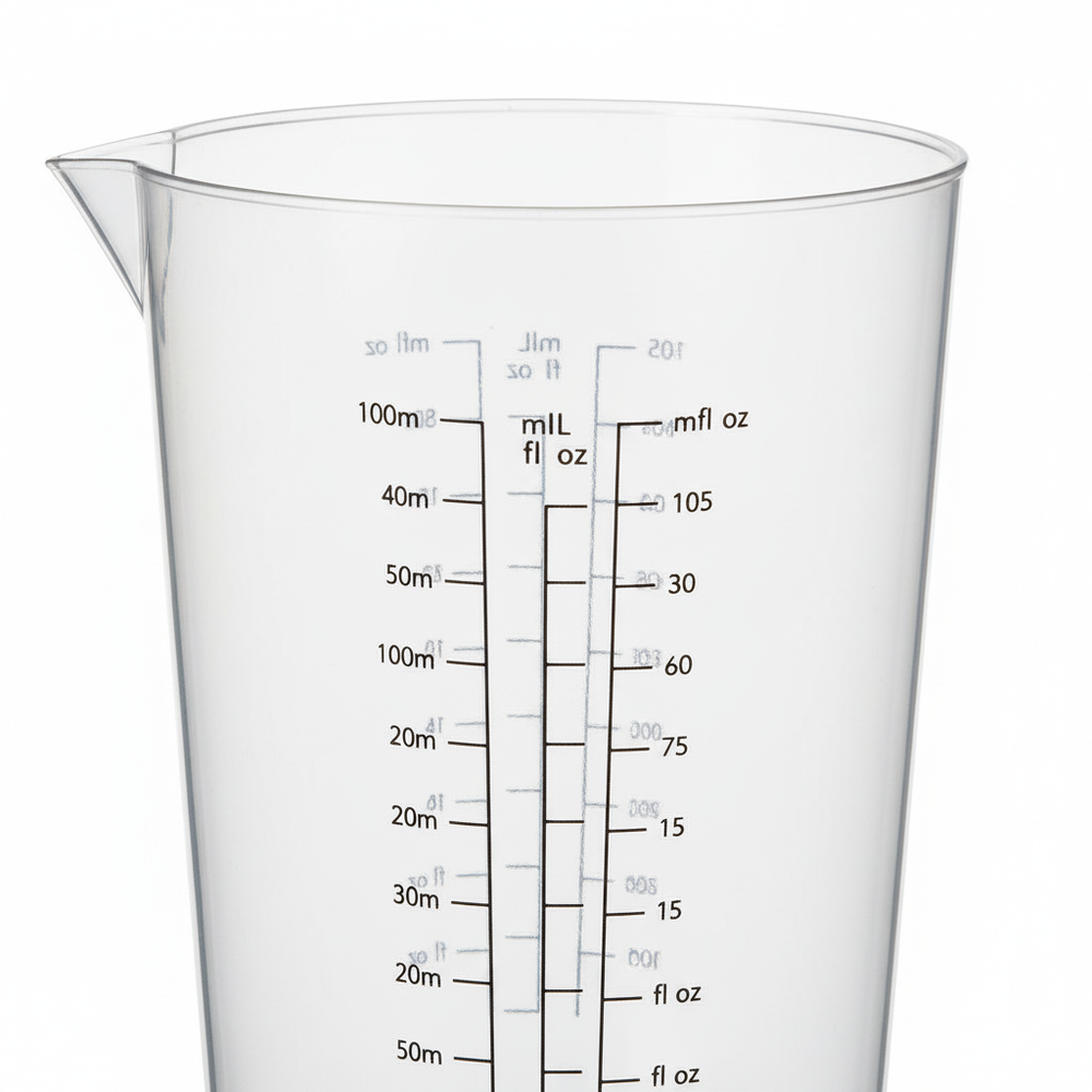 Graduated markings detail