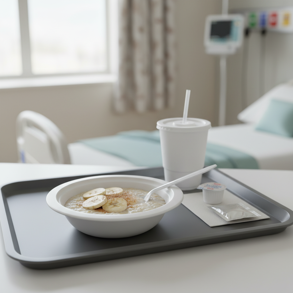 Healthcare meal tray use