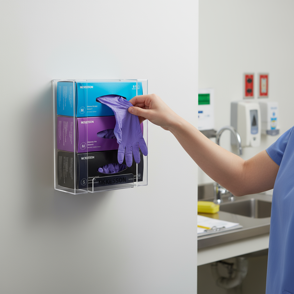 Healthcare Worker Using Holder