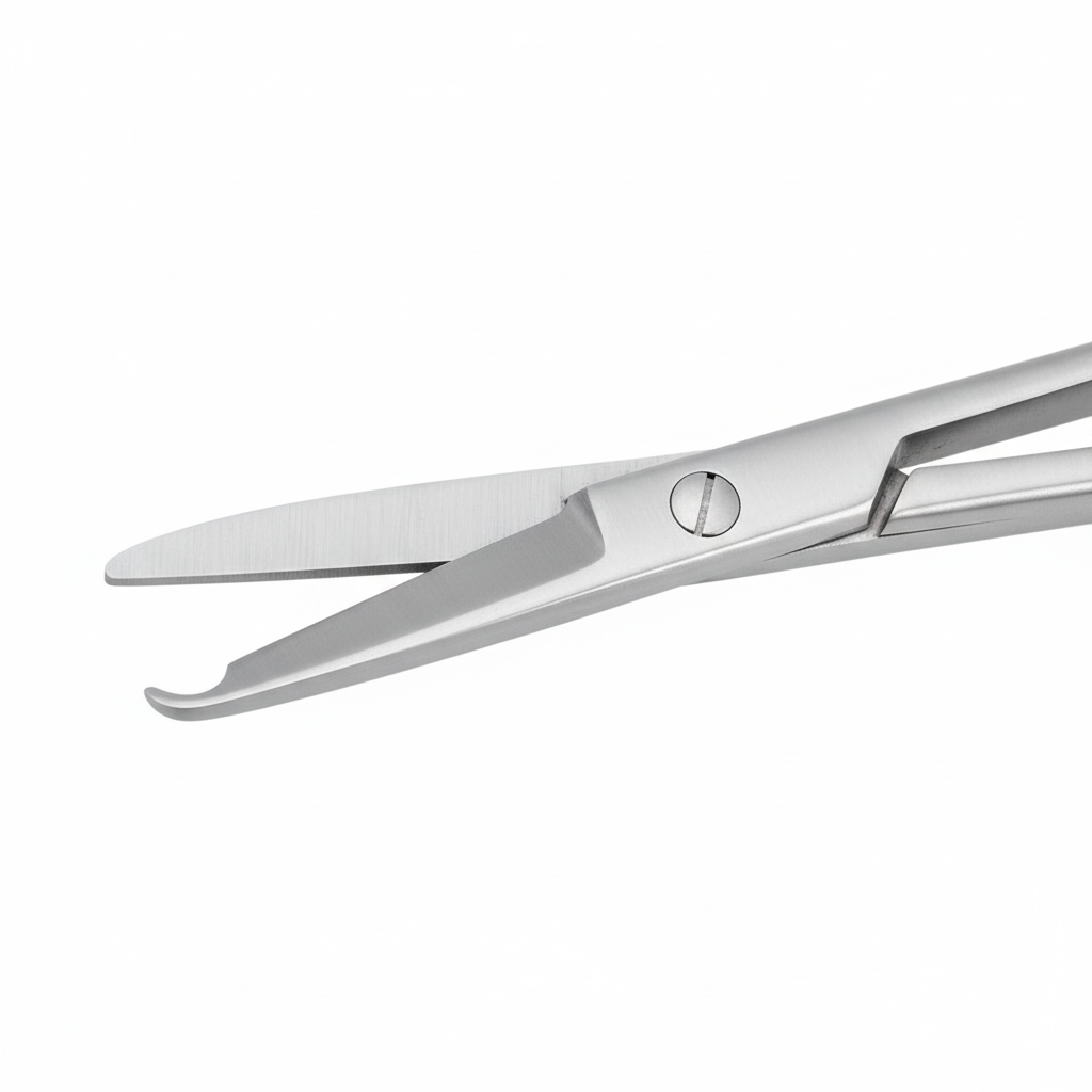 Hook-shaped tip close-up