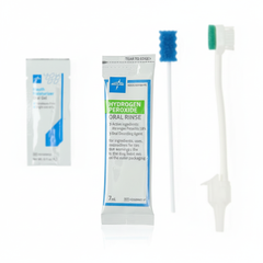 Hydrogen peroxide gel detail