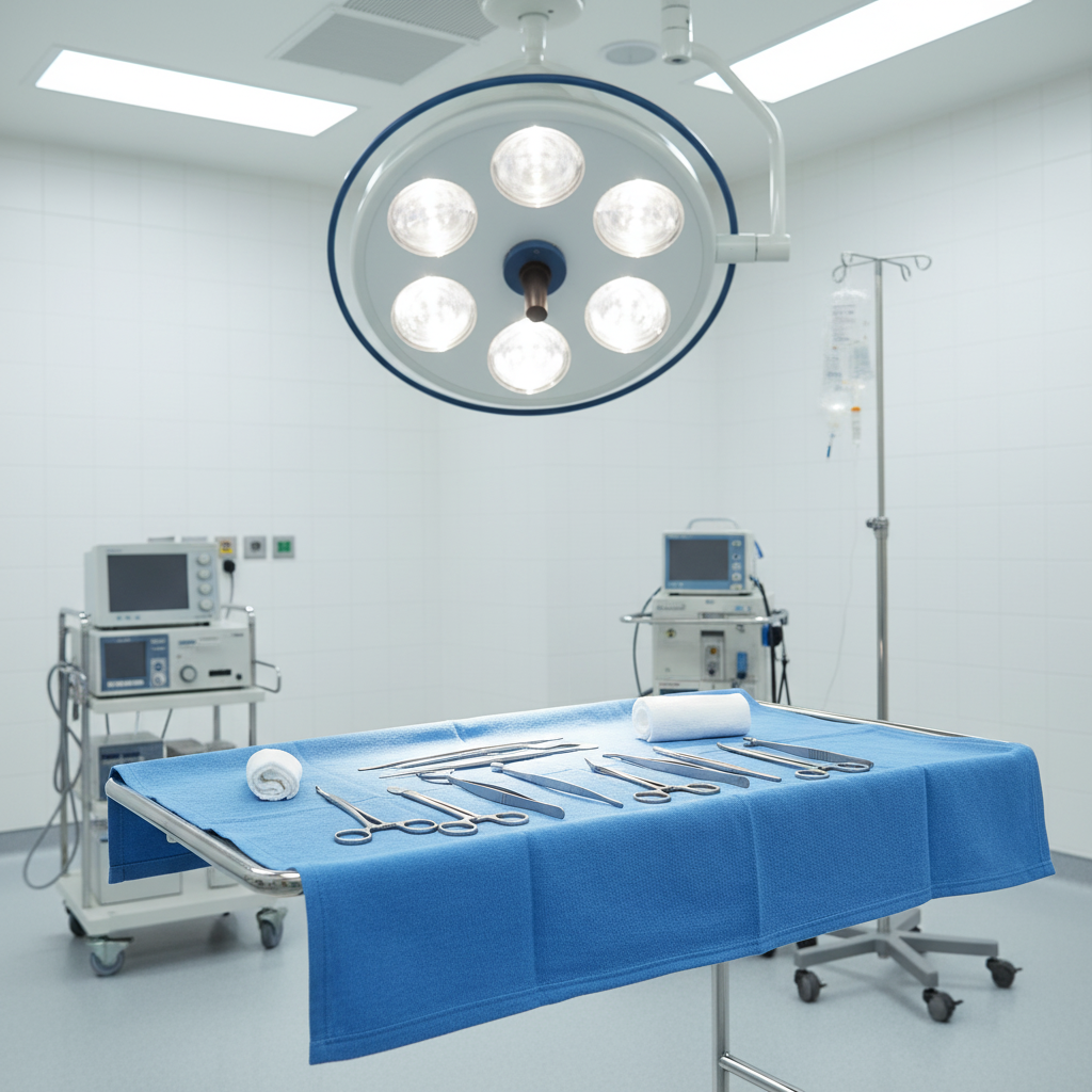 O.R. Towel in Surgical Setting