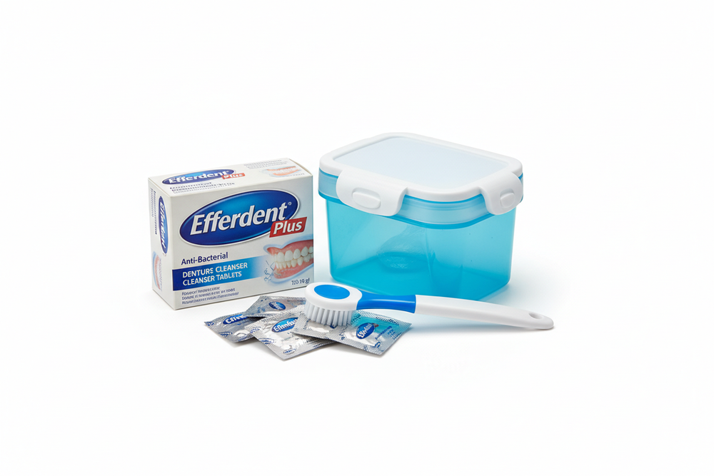 Denture Care Kit - 3/4 Angle