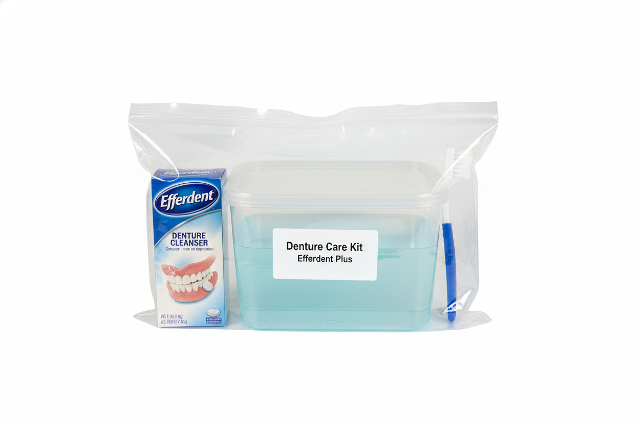 Denture Care Kit - Front View