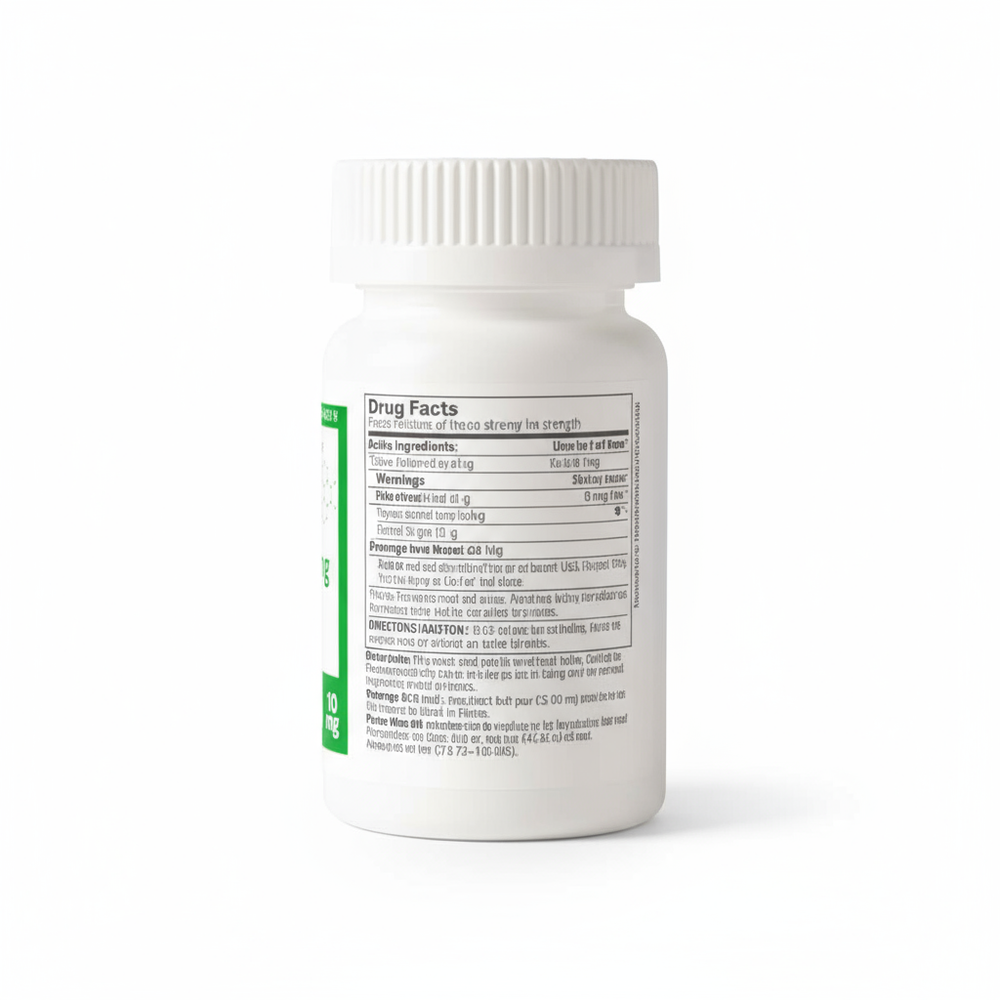 Back view with ingredients