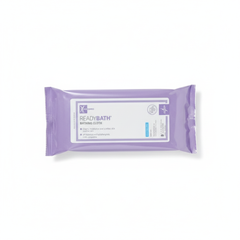 ReadyBath Rinse-Free Bath Wipe, 8 x 8 Inch - Case of 30 (8-Count Packs)