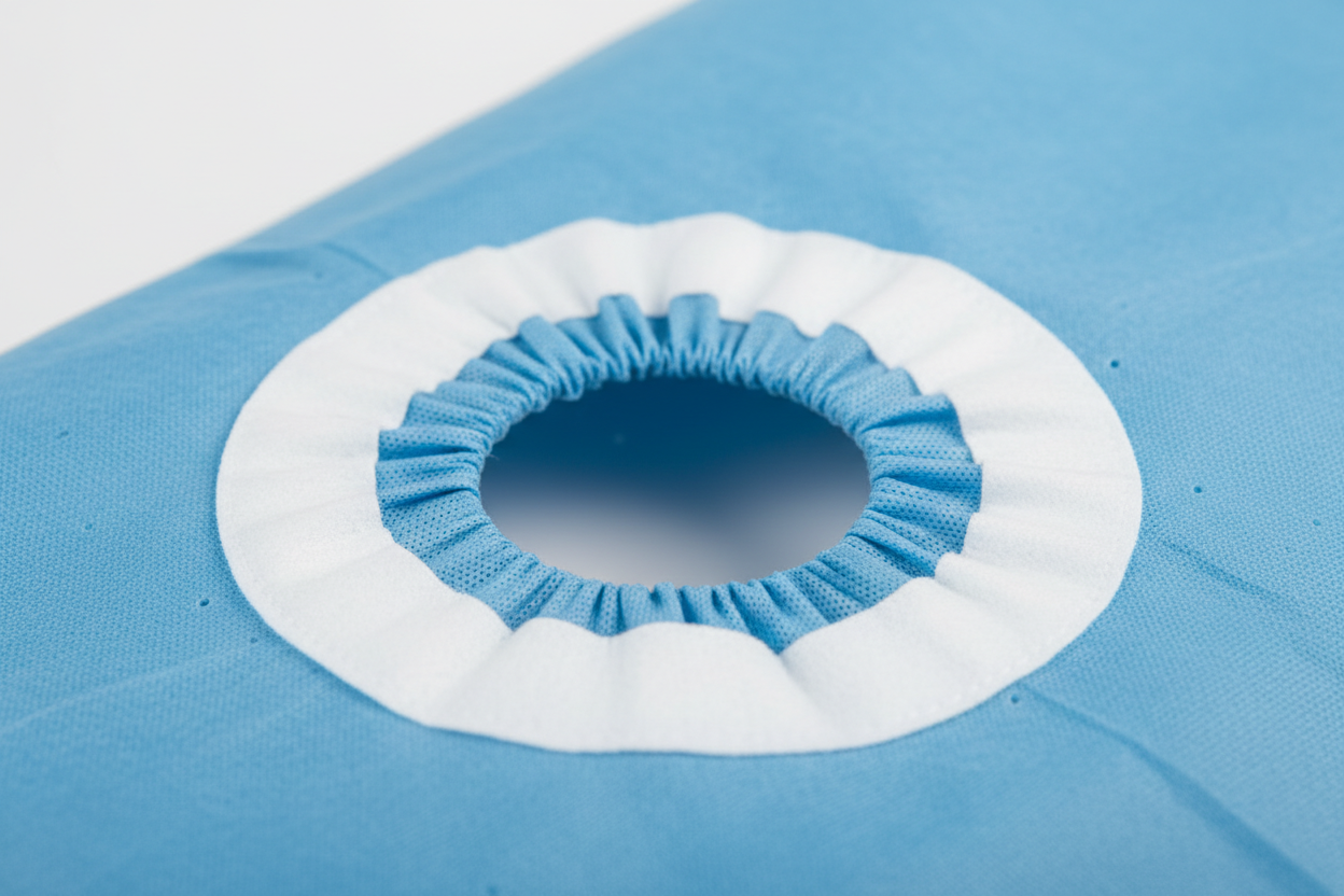 Circular Elastic Fenestration Close-up