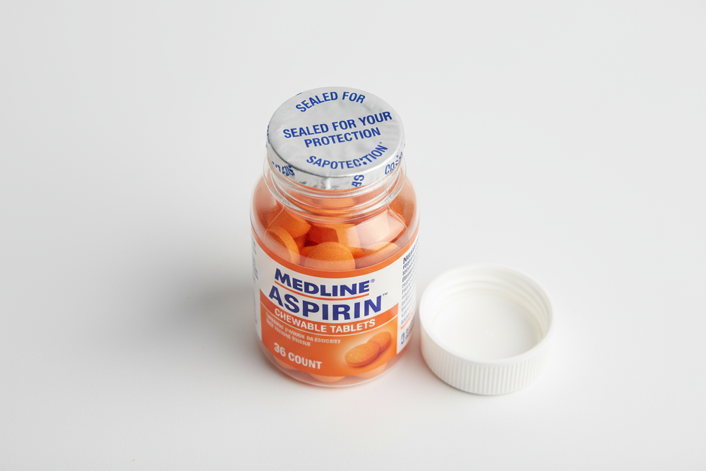 Medline Aspirin Top View