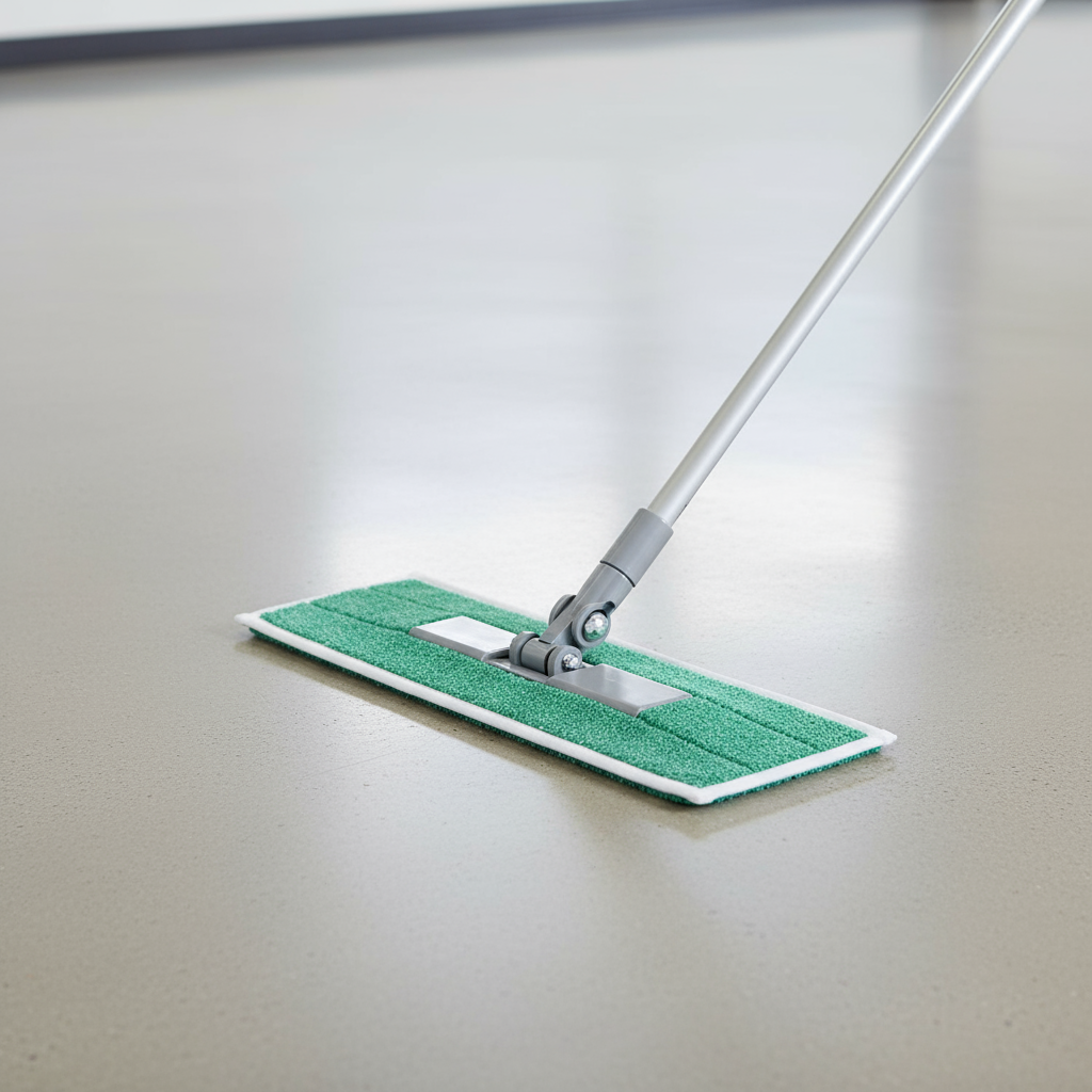 Mop in Cleaning Position