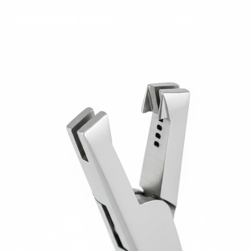 Close-up detail of precision cutting tip