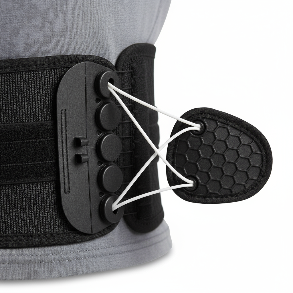 Close-up of pulley system