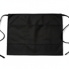 Close-up front view of apron pockets