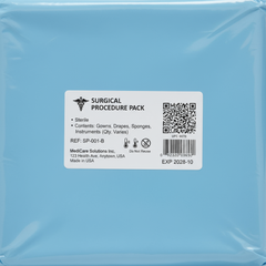 Close-up of product labeling