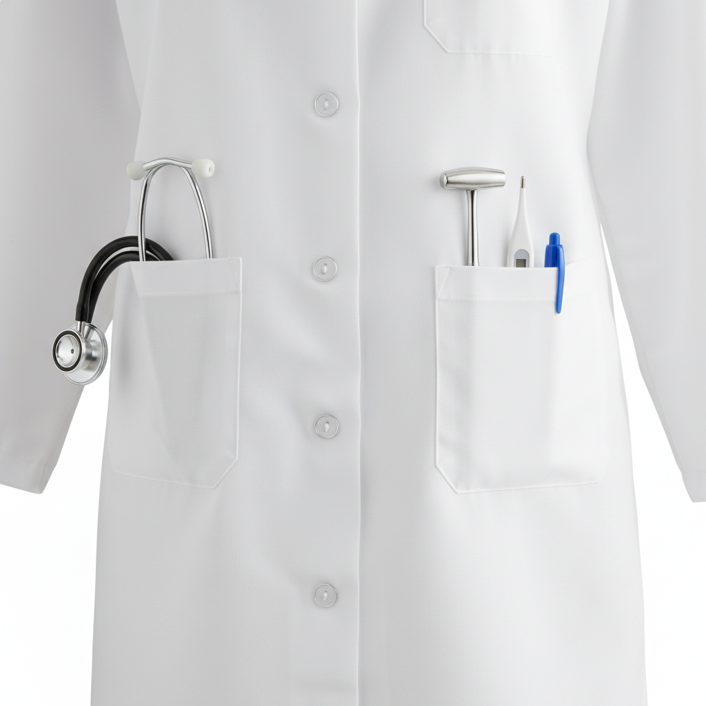 Women's Lab Coat - Lower Pockets