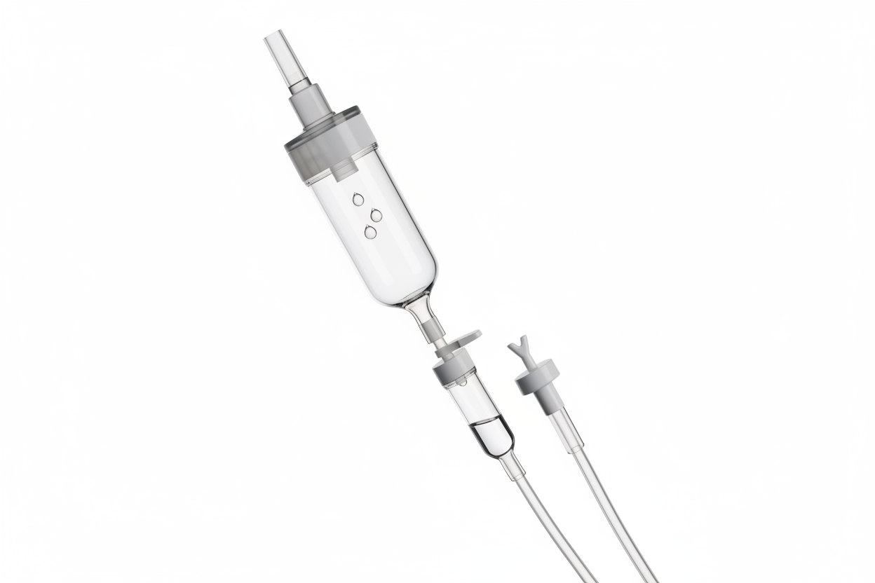 Universal Spike and Drip Chamber