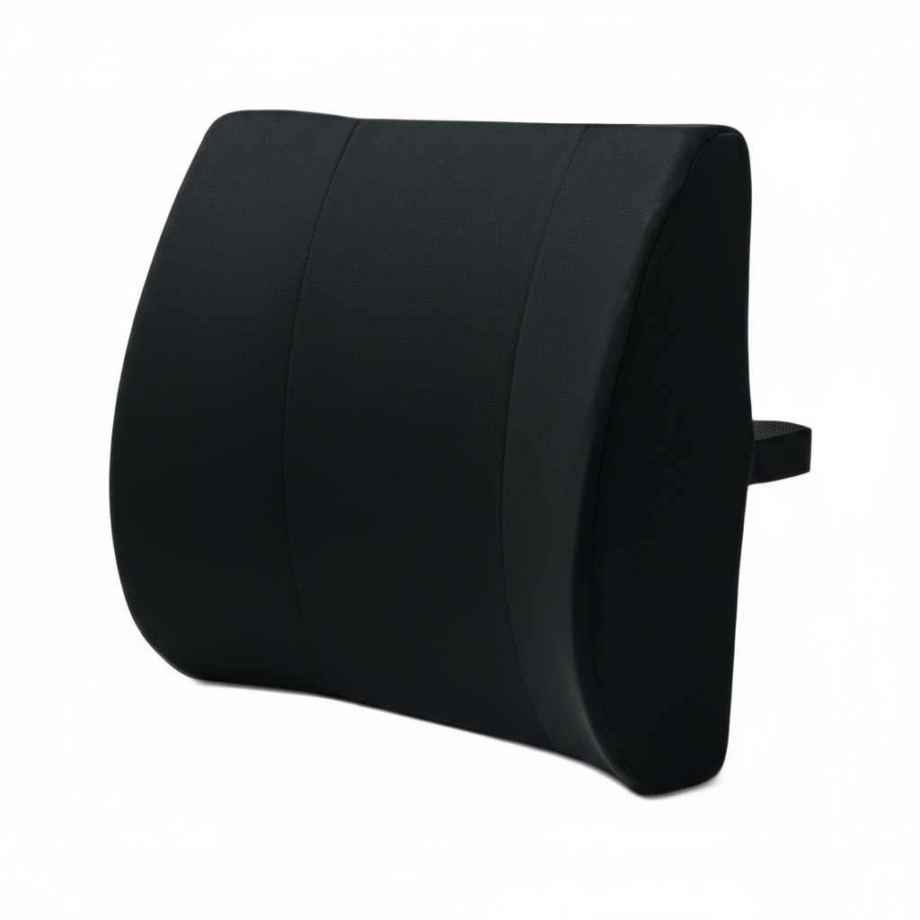 Side view showing ergonomic curve