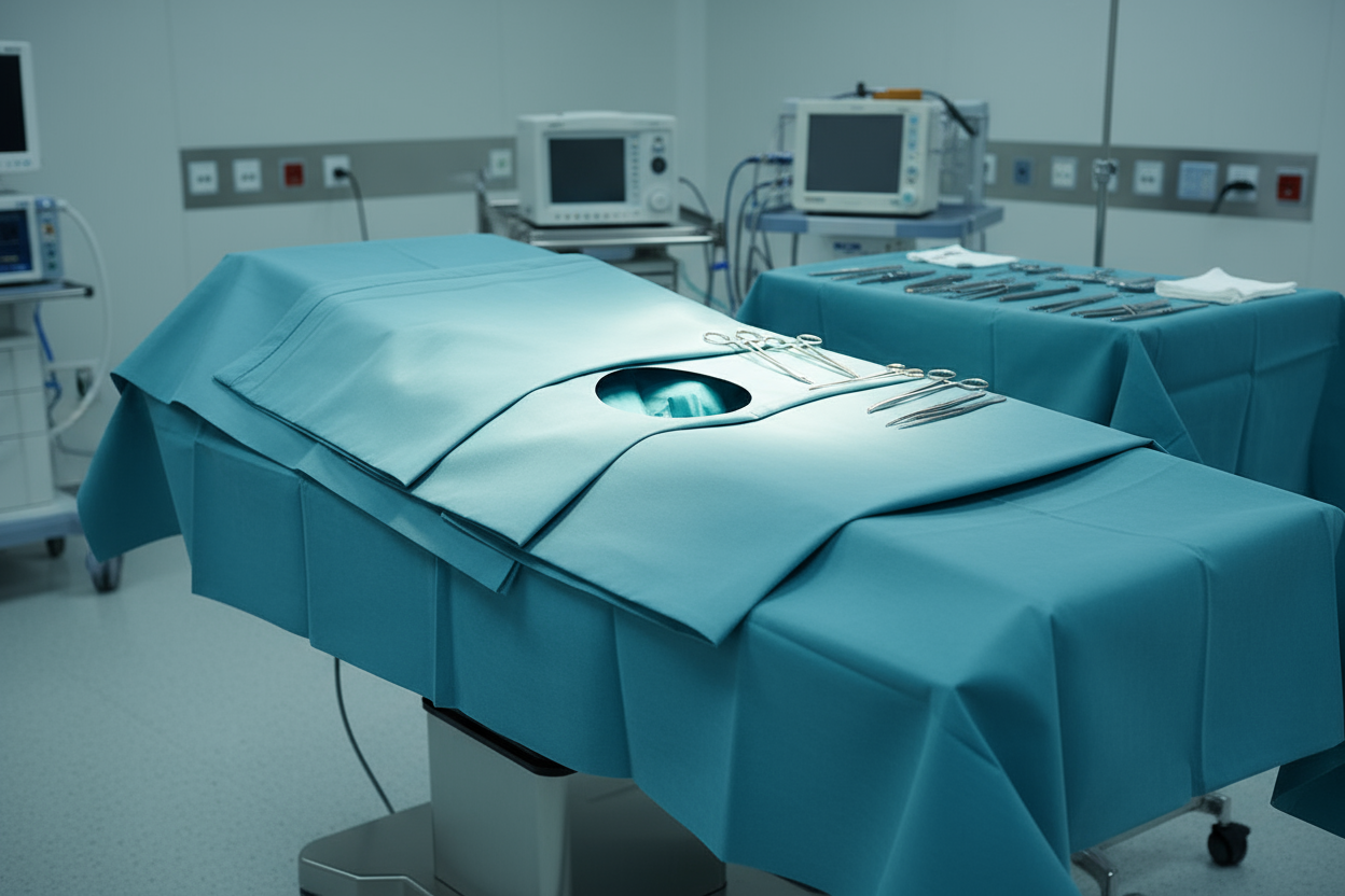 Surgical Drape in Clinical Use