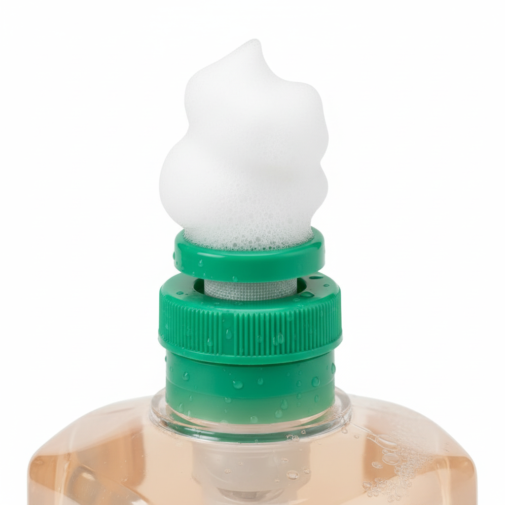 Pump dispenser close-up