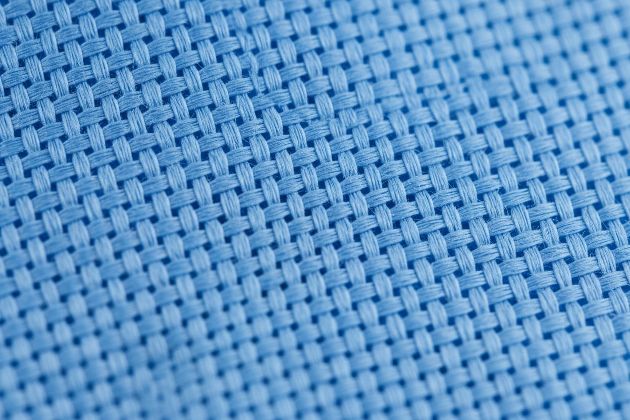 Close-up of cap material