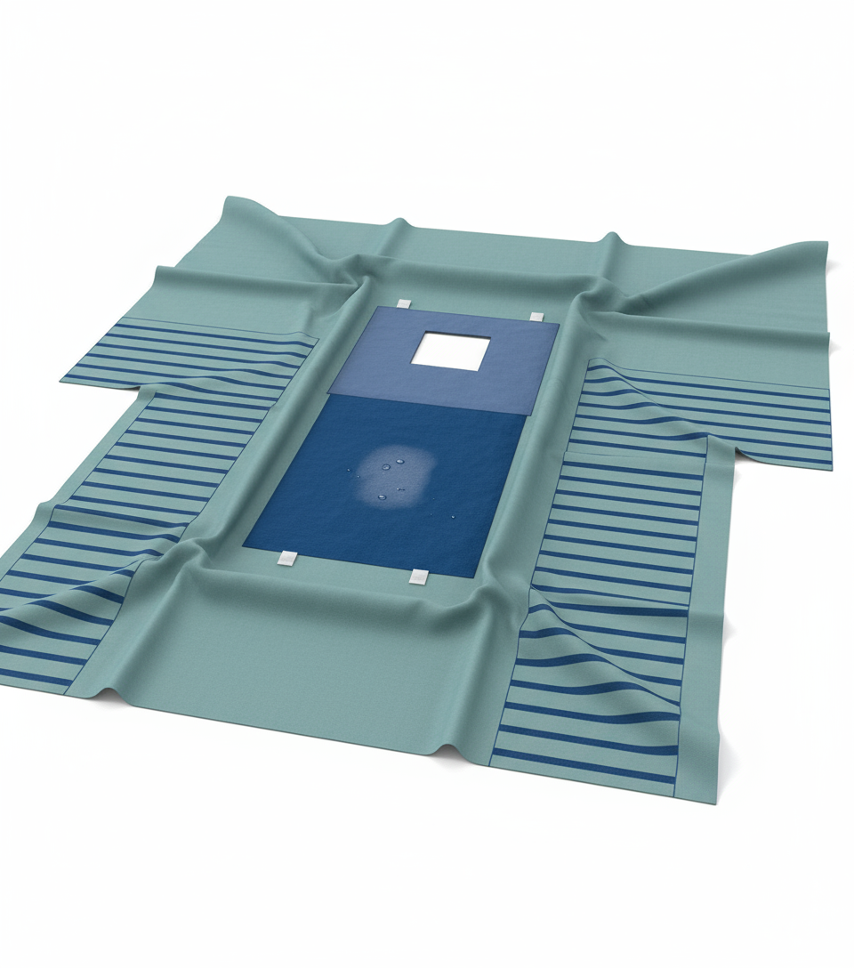 Absorbent reinforcement area detail