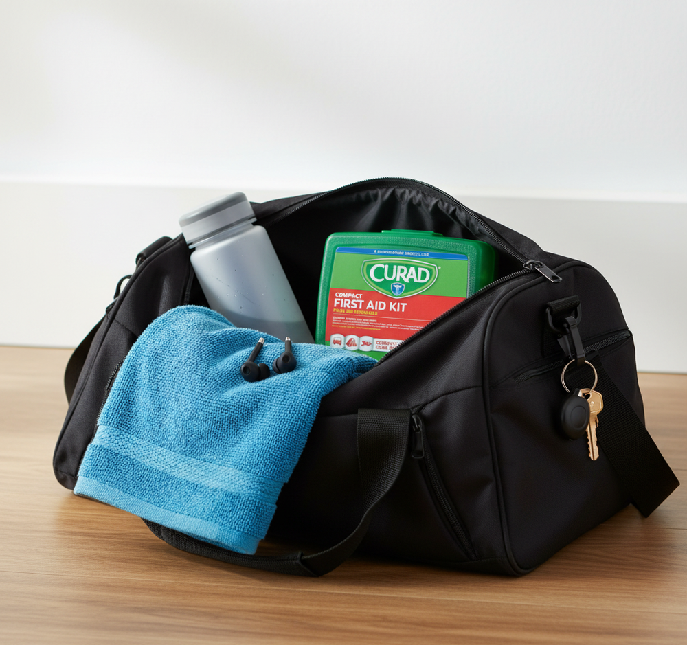 CURAD First Aid Kit - Lifestyle Gym Bag