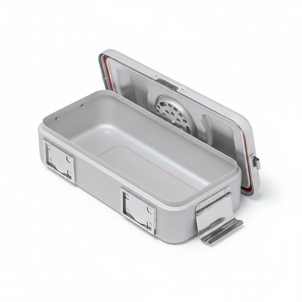 Top view with lid open