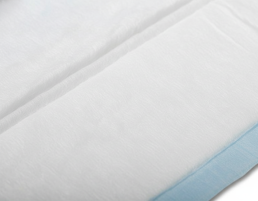 Close-up texture detail of soft nonwoven fabric