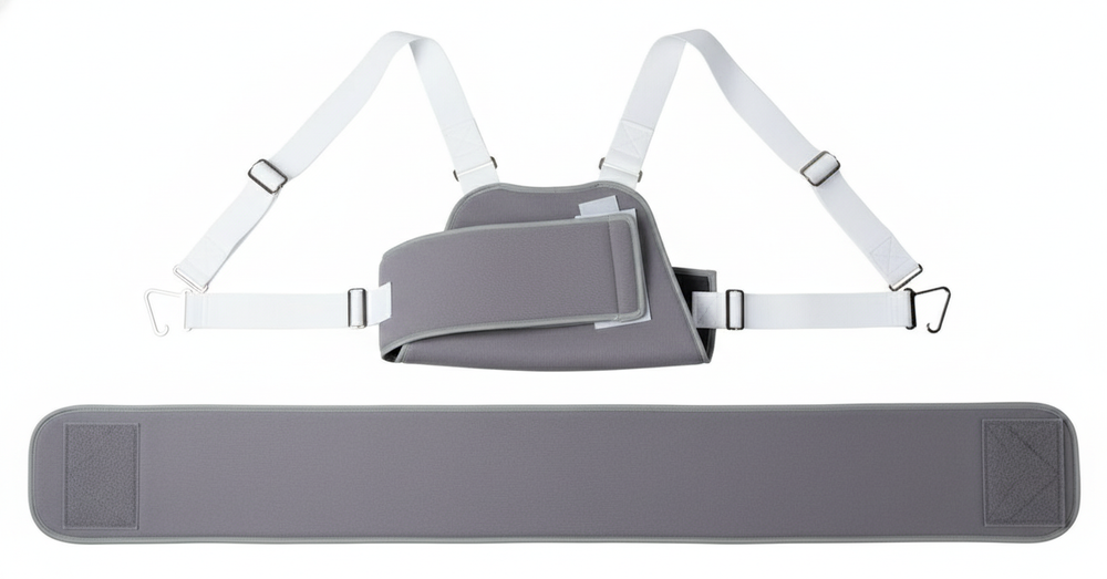 Flat lay showing all components