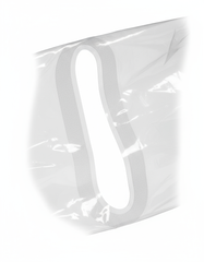 Close-up detail of adhesive strip