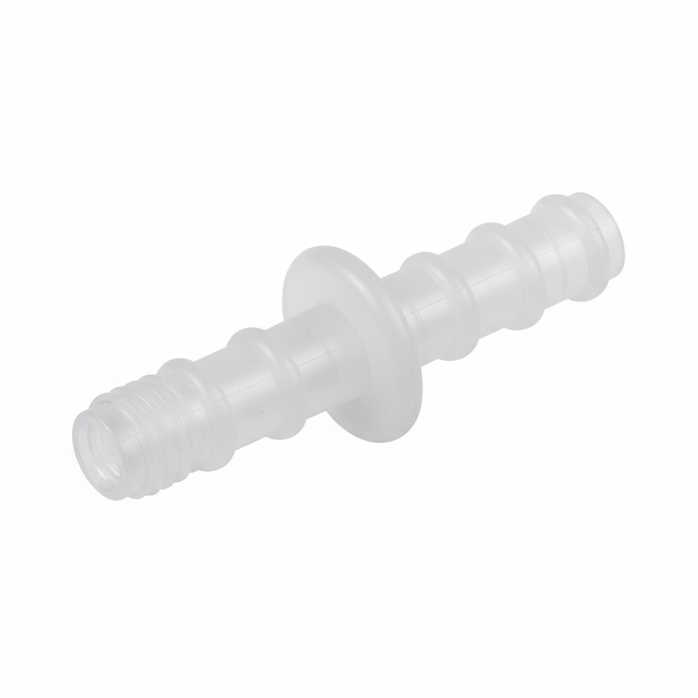 Close-up detail of oxygen adapter