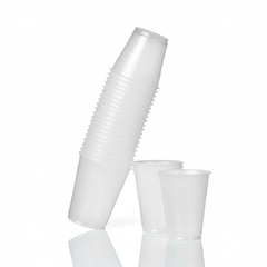 Stacked cups showing storage