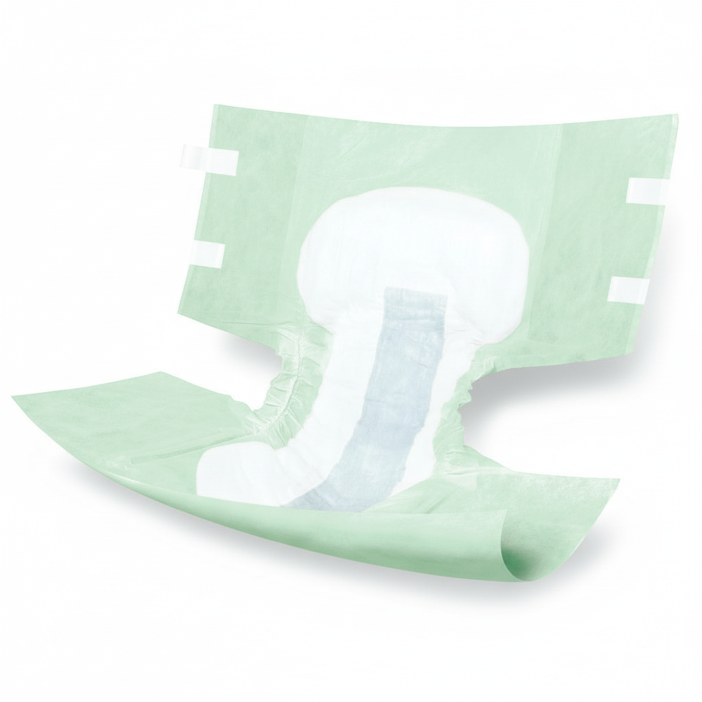 Interior absorbent core view