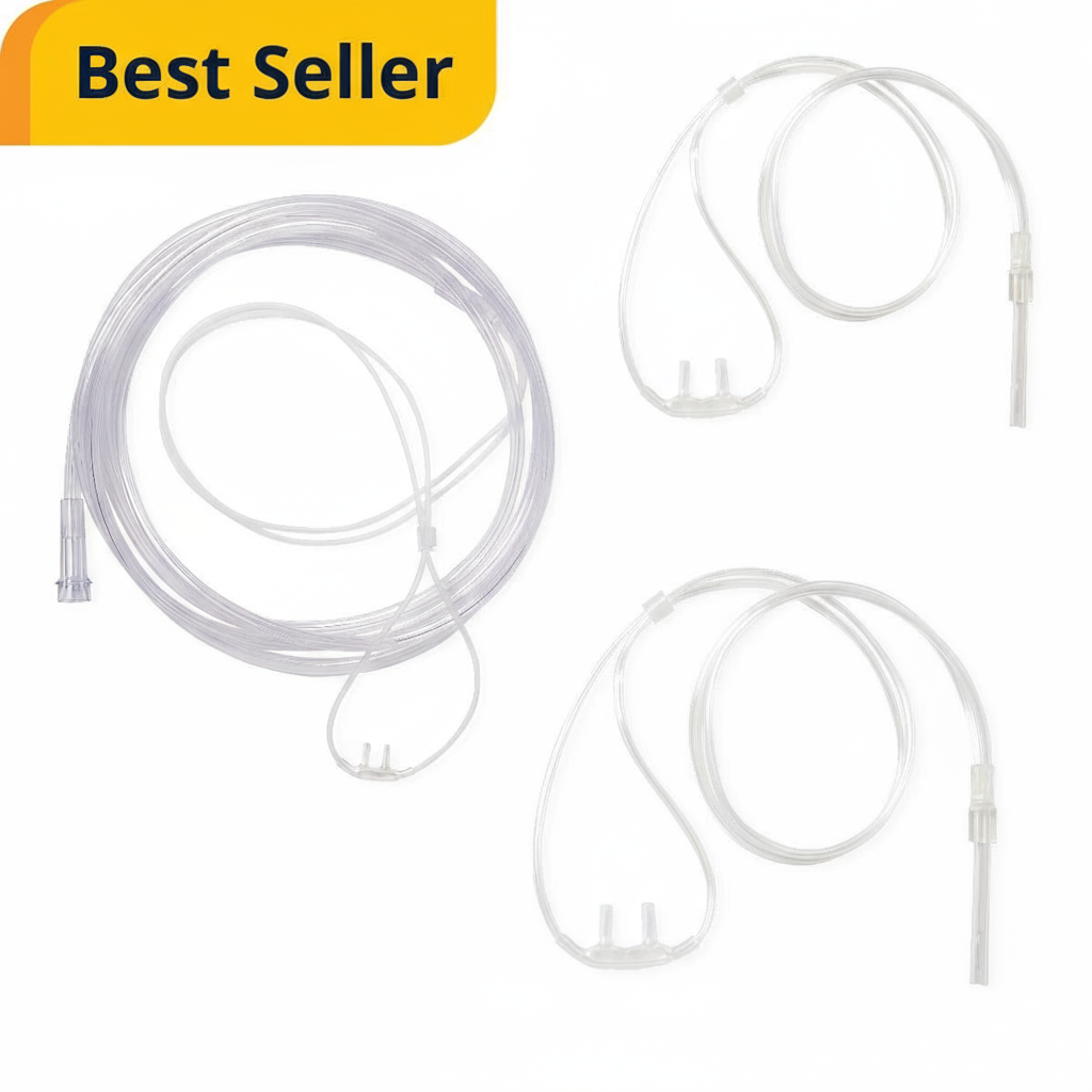 Overhead view of complete cannula layout