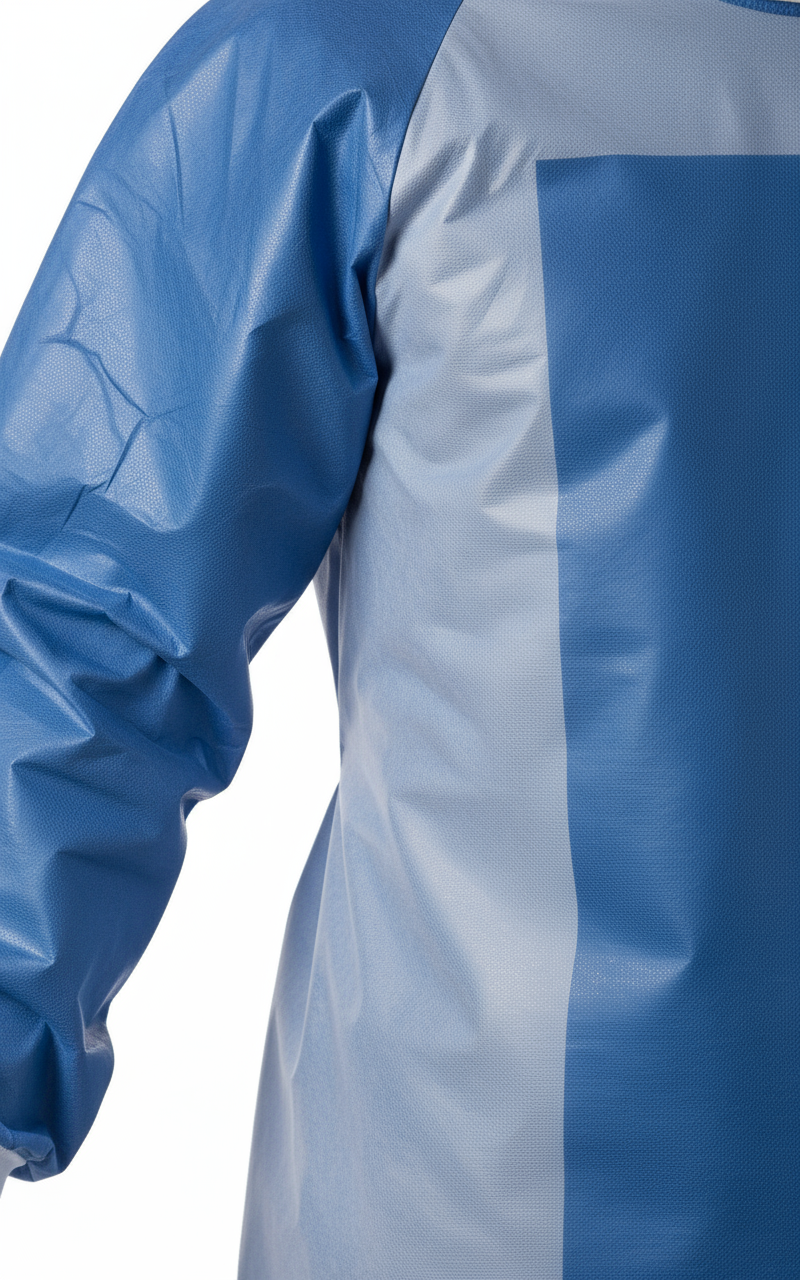 Close-up of breathable sleeves