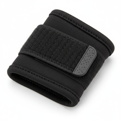 Close-up of strap mechanism