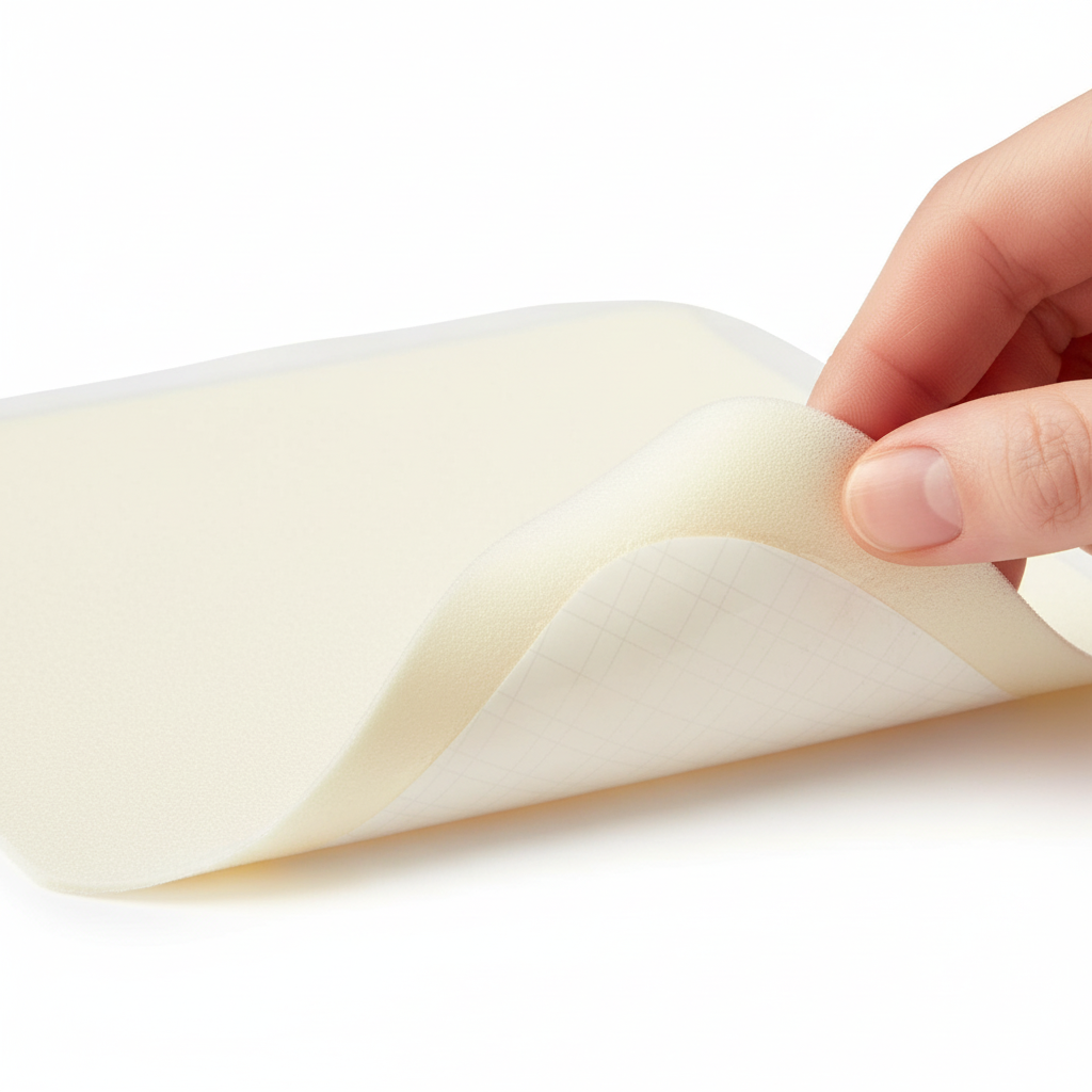 Release liner detail