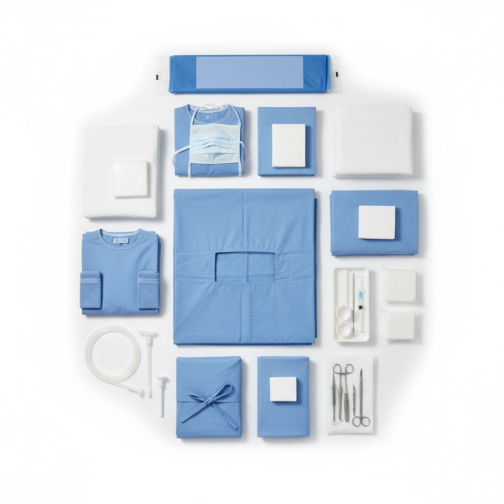 Flat lay of pack contents