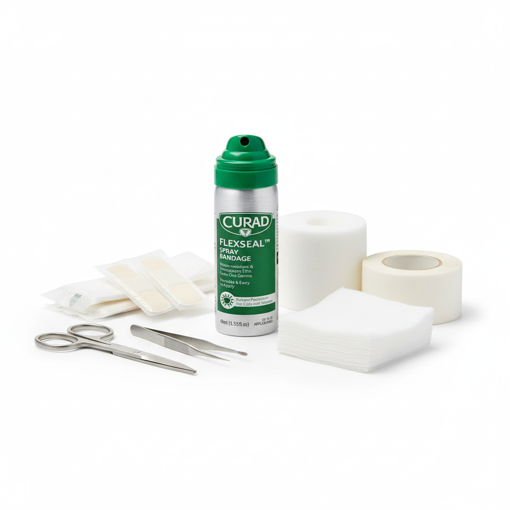Curad FlexSeal in First Aid Kit Context