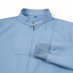 Lab Coat - Zipper and Collar Detail