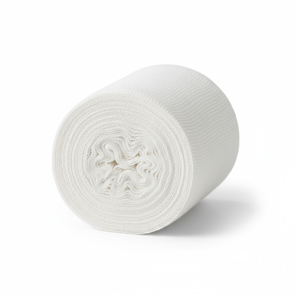 Top-down view showing circular roll and finished edges